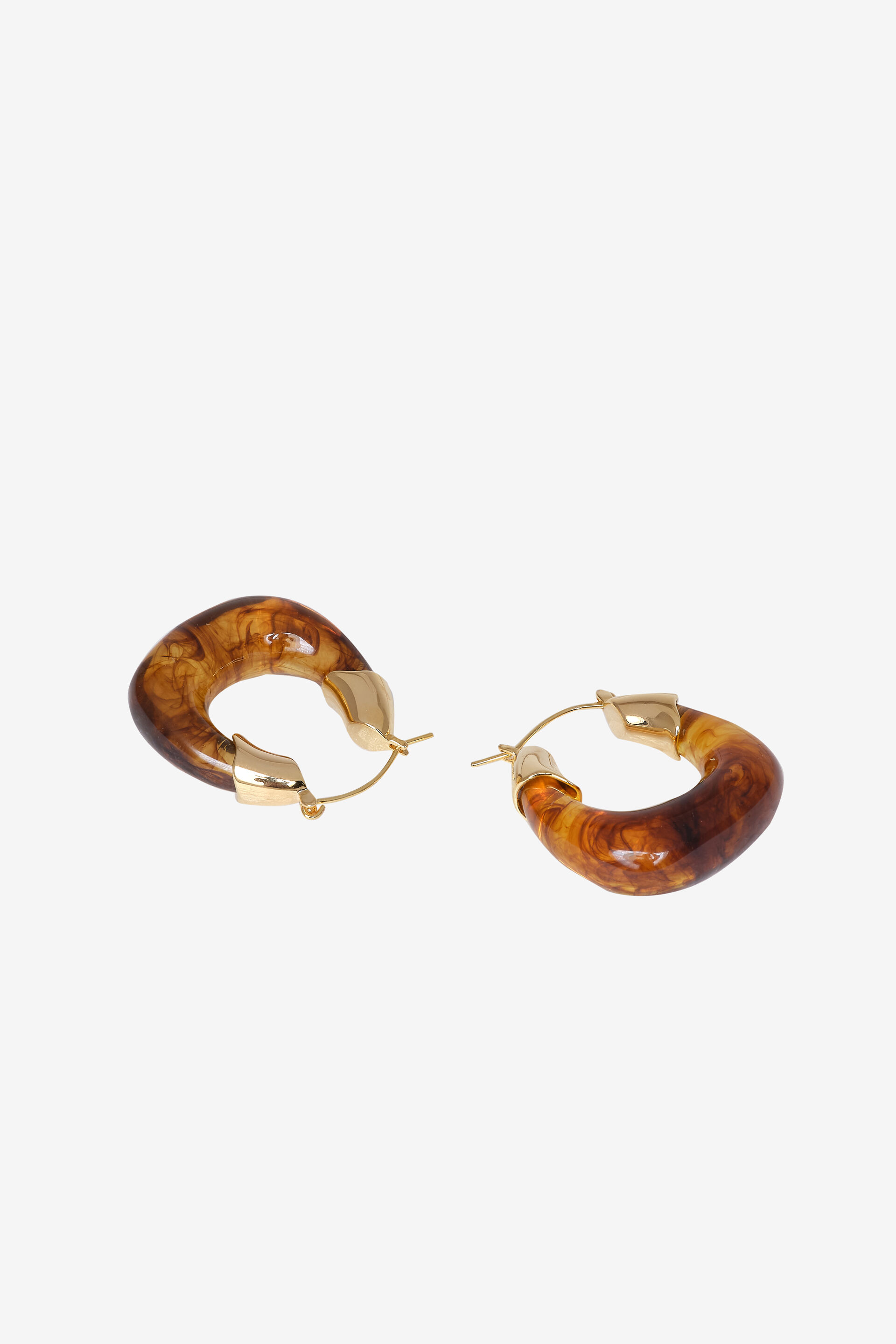 Brown Lucent Hoops, , image 2